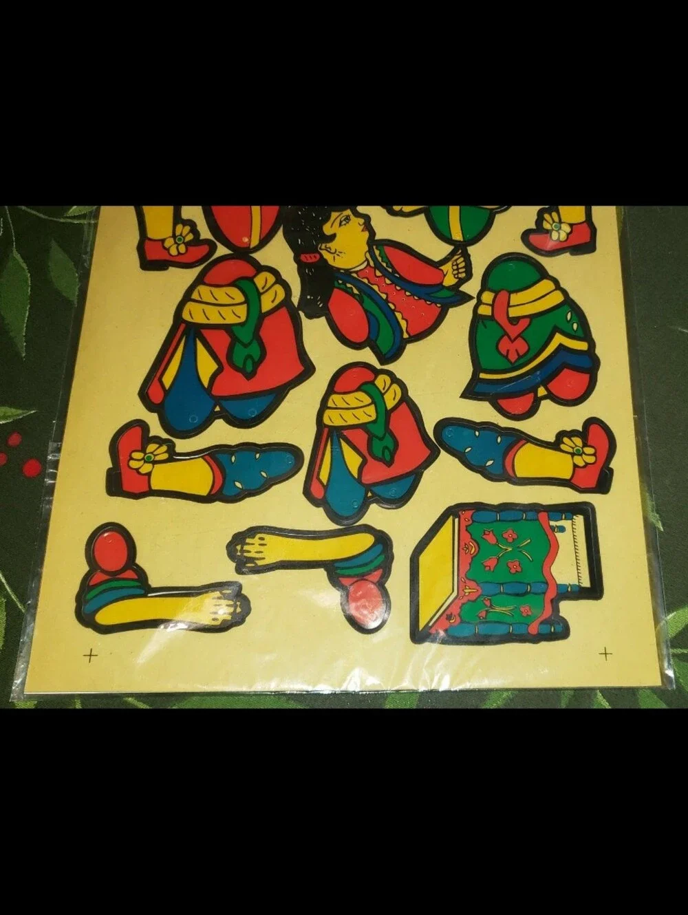 Vintage Karagöz & Hacivat Punch Out Shadow Puppets
